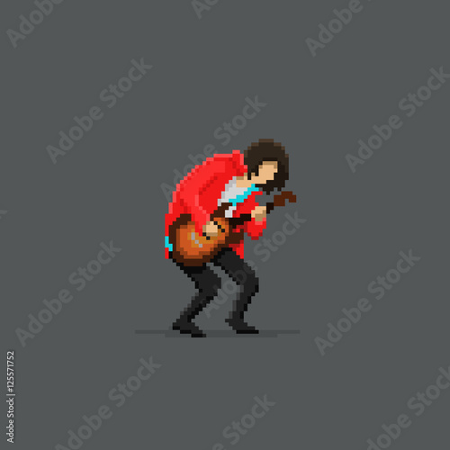 Pixel Guitar Player