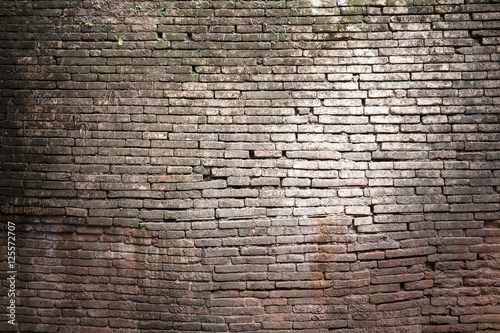 Brick wall texture pattern or brick wall background for interior or exterior design with copy space for text or image.