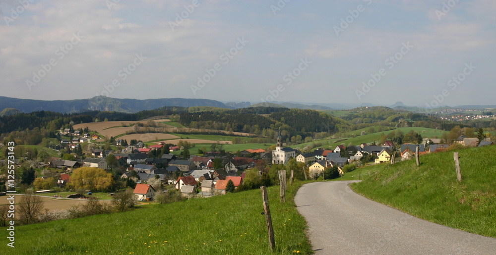 Blick auf Saupsdorf Blick auf Saupsdorf
