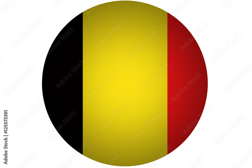 3D Belgium flag ,original and simple Belgium flag.Nation flag