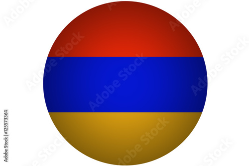 3D Armenia flag ,original and simple Armenia flag.Nation flag