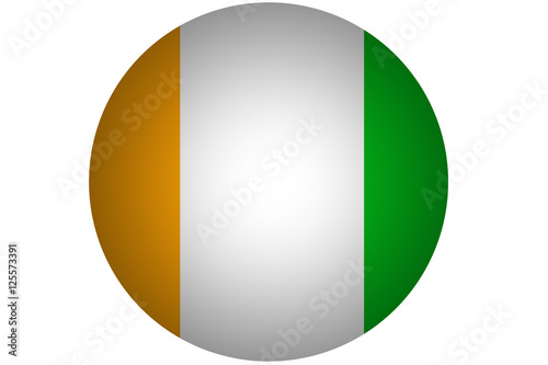 Free Download 3D Cote d'ivoire flag ,Original and simple Ivory Coast flag.Nation flag - GFXLoad