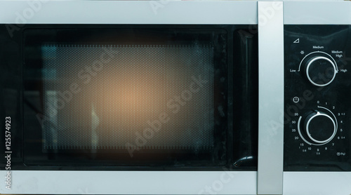 microwave oven isolated White background