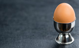 Portion of bolied Eggs (selective focus)