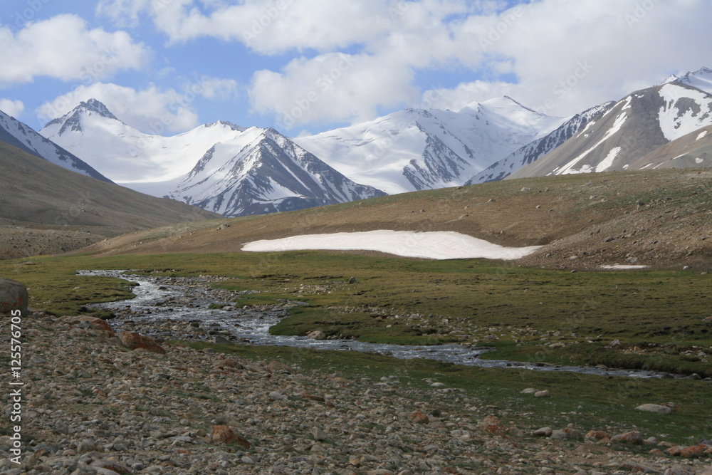 Pamir region Russian Federation Central Asia mountain landscapes Pamir region Russian Federation Central Asia mountain landscapes