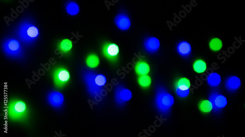 night light bokeh background