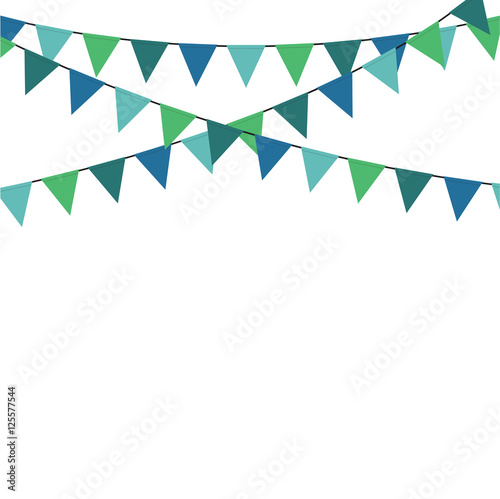 Bunting flag party celebration background