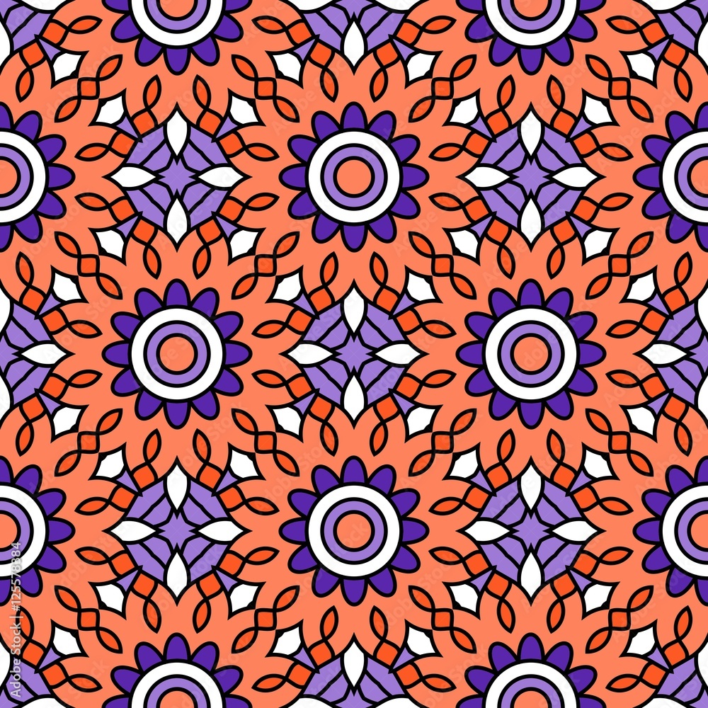 Seamless oriental pattern.