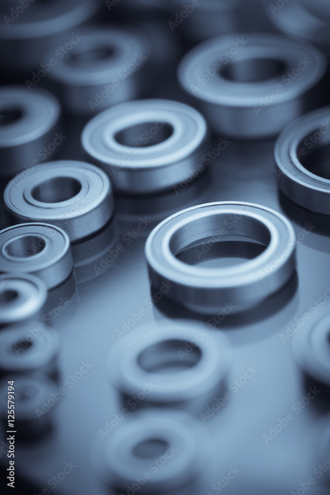 Ball bearings detail Ball bearings detail