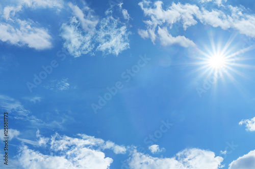 sun blue sky