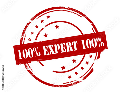 One hundred percent expert