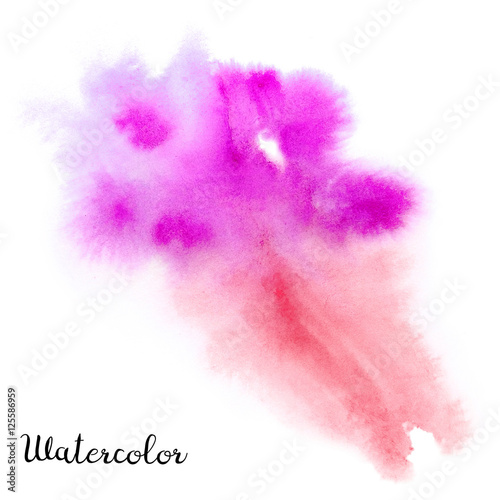 Watercolor blot © fominox