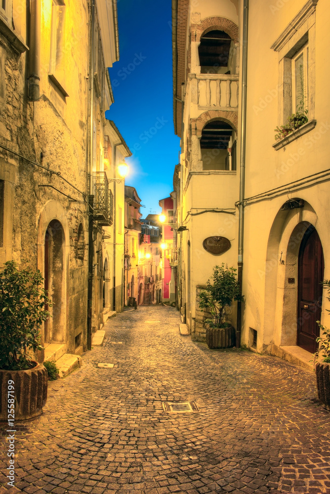 Old Town of Campobasso in Italy
