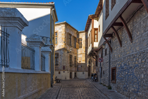 Small street in old town of Xanthi  East Macedonia and Thrace  Greece