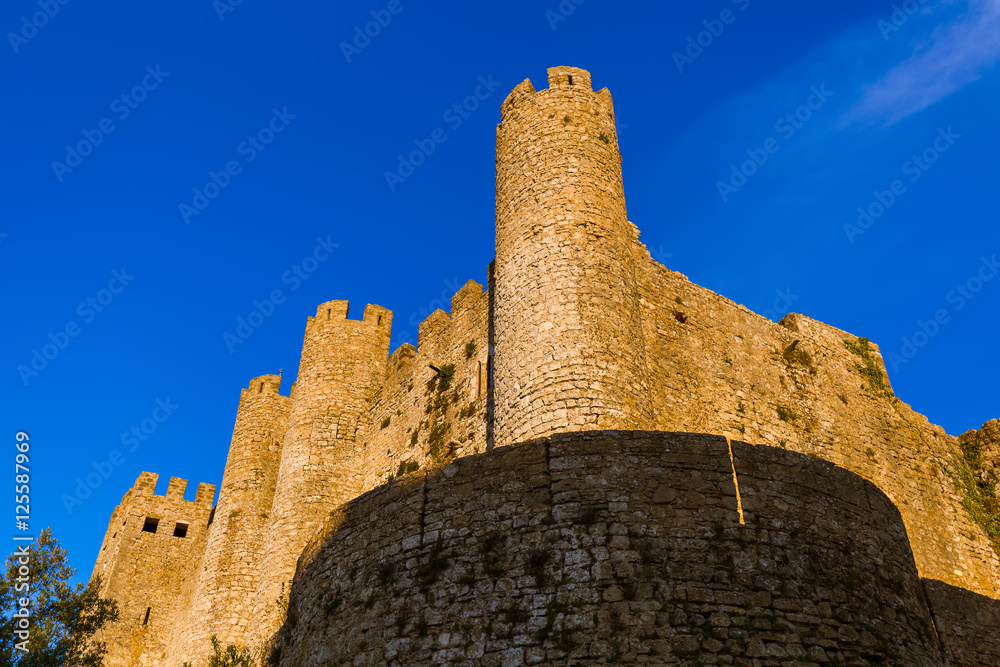 Castle in town Obidos - Portugal