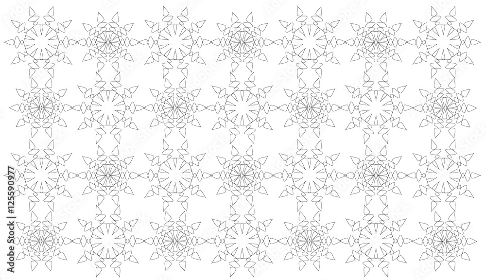 Black and white abstract shapes pattern Black and white abstract shapes pattern