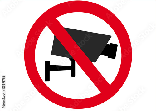 Schild Videoüberwachung verboten