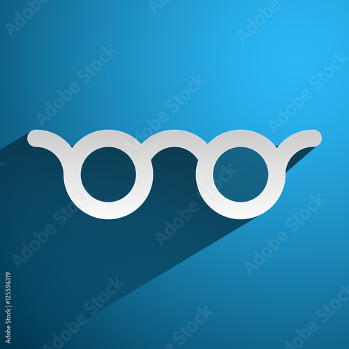 Colorful glasses vision, optician, optometry concept icon