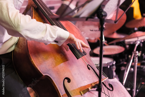 hands and contrabass