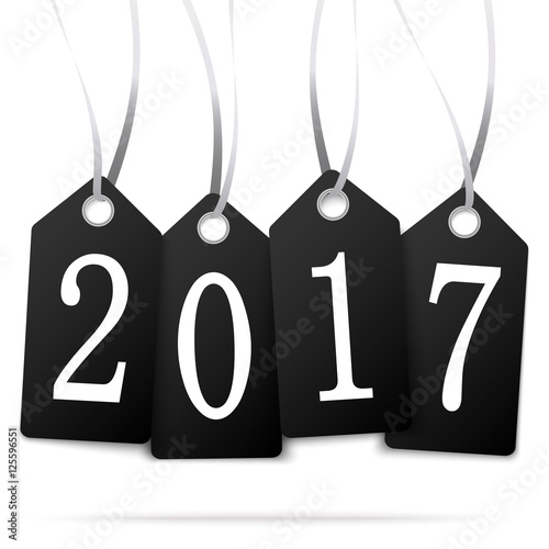 hang tags with year 2017