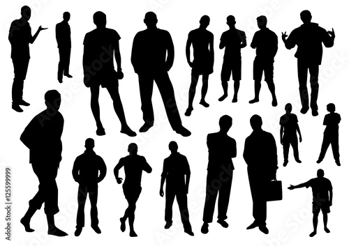 Men silhouettes