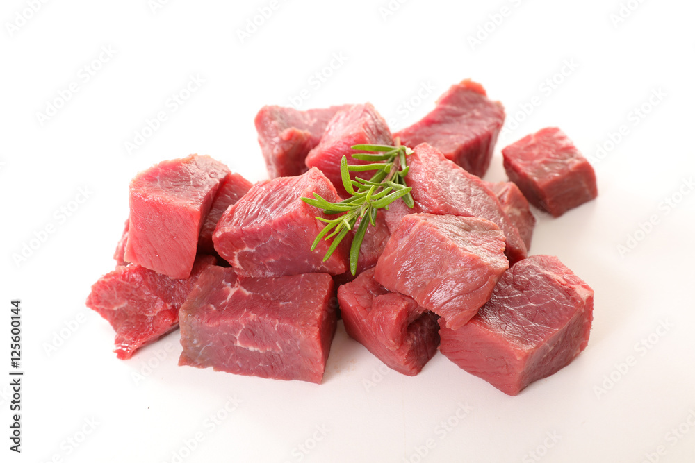 raw beef