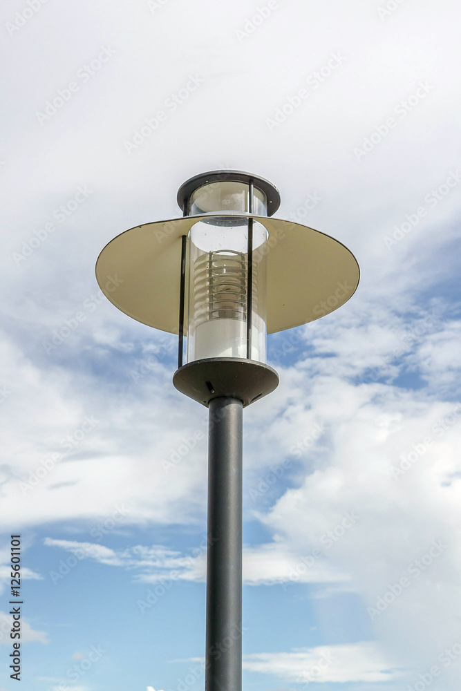 Lamp with sky