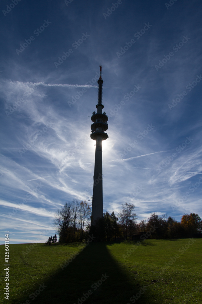 Der Fernsehturm auf dem Hohen Peißenberg