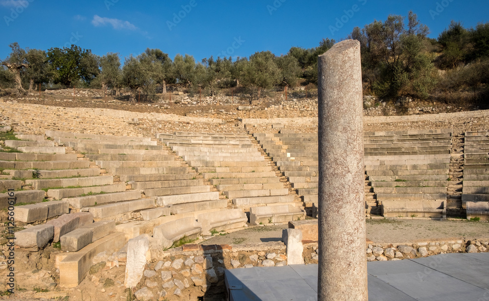Kleines Theater von Epidaurus. The little theatre of Ancient Epidaurus, Griechenland. 16145.jpg