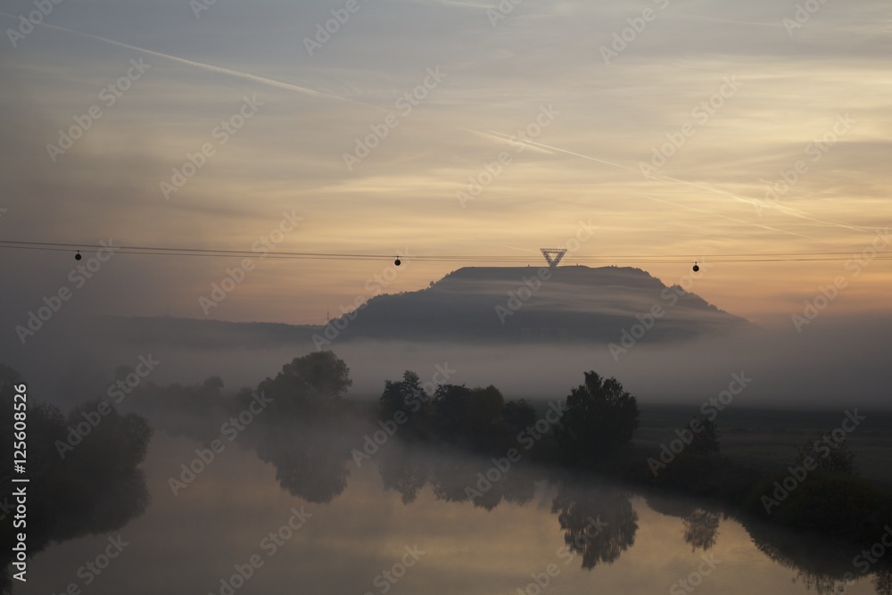 Fototapeta premium Sonnenaufgang in Saarlouis