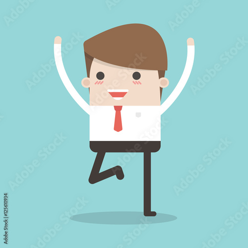 Business man - Happy