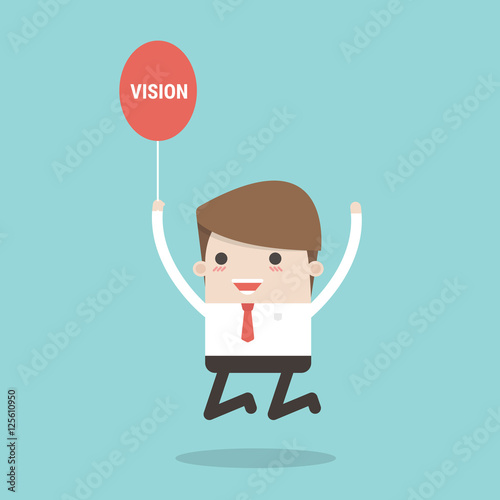 Businessman vision.