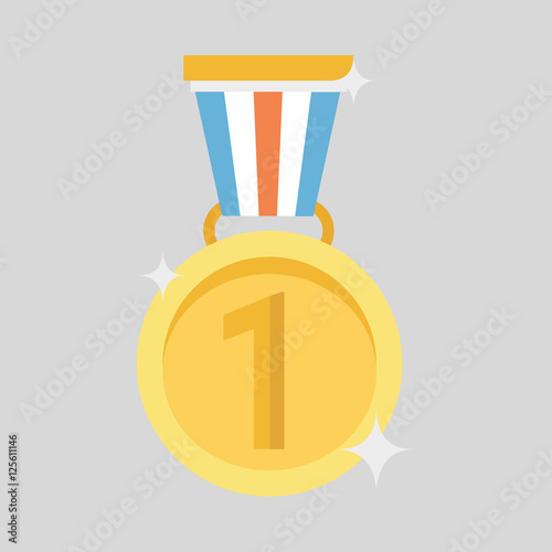 Gold medal for first place