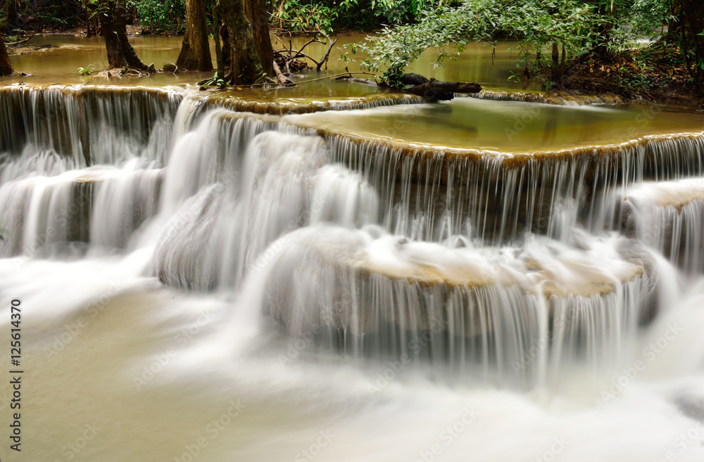 Waterfall in tropical deep forest Waterfall in tropical deep forest
