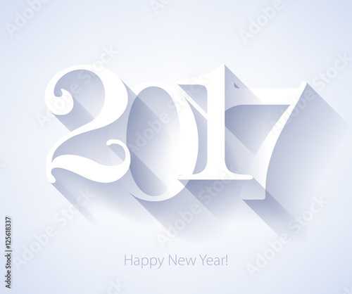 Happy New Year 2017 background.