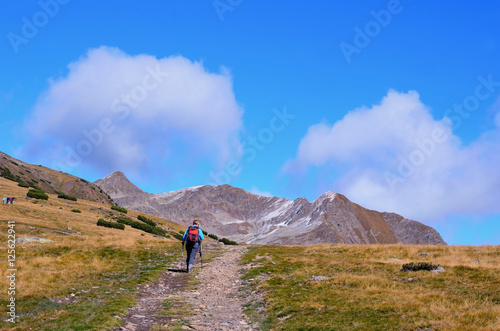 panorama of the valleys of Lazfons South Tyrol, Italy photo