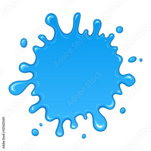 Vector water drips and flowing.