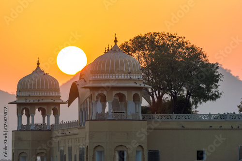Jal Mahal Palace  Jaipur  India in the morning