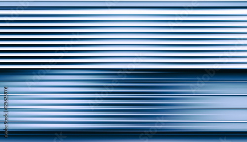 Horizontal motion blur light blue panel background