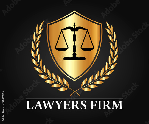 Luxury Lawyer Firm and Lawyer Company Logo Vector Design