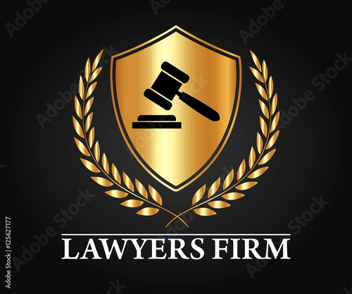 Luxury Lawyer Firm and Lawyer Company Logo Vector Design