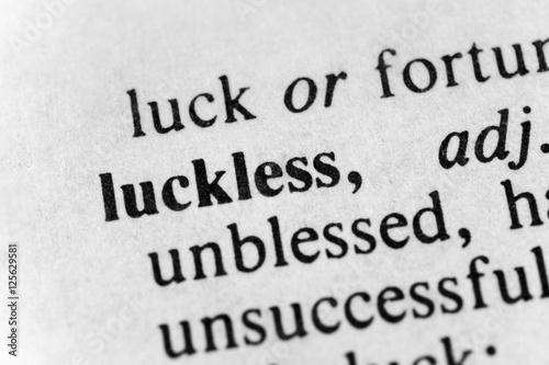 Canvas Print Luckless
