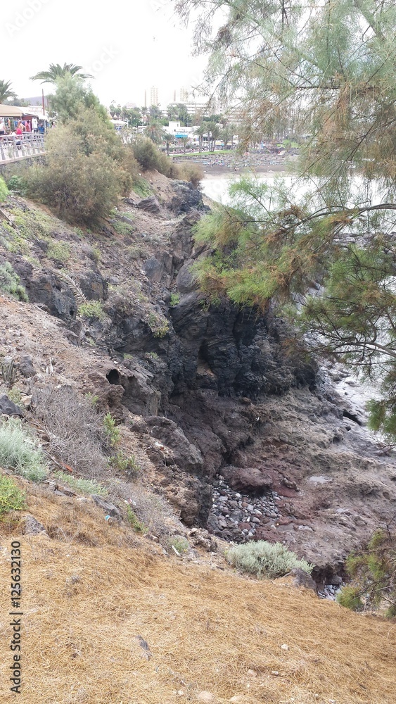 Beautiful unique landscape of Canary Island Tenerife