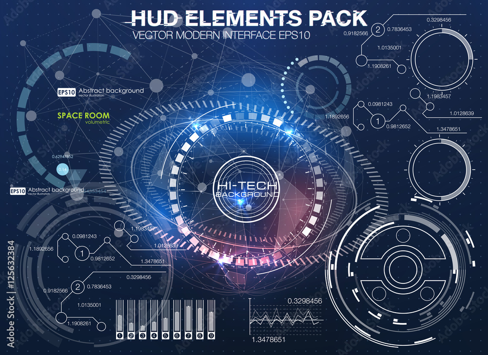 HUD background outer space. infographic elements. futuristic user interface. Vector science Polygonal background. Futuristic HUD background. Vector science background. Business abstract HUD background outer space. infographic elements. futuristic user interface. Vector science Polygonal background. Futuristic HUD background. Vector science background. Business abstract