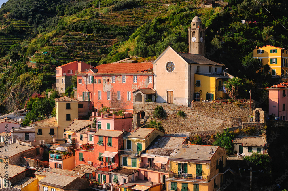 Vernazza piccolo paese della Liguria, Italia