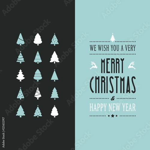 merry christmas vintage card background