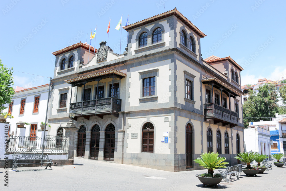 City council in Teror, Canary Islands, Spain