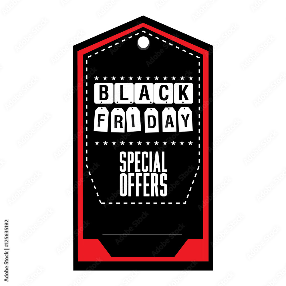 Black friday label Black friday label