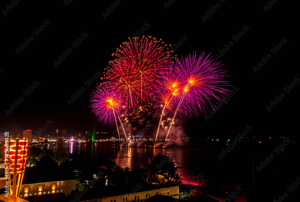 International Fireworks Festival at Pattaya, Thailand International Fireworks Festival at Pattaya, Thailand