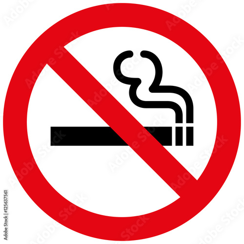 Icon pictogram prohibited sign smoke. Ideal for catalogs, informational and institutional material